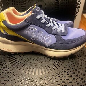 Ryka Women's Lavender and Lime Sneakers